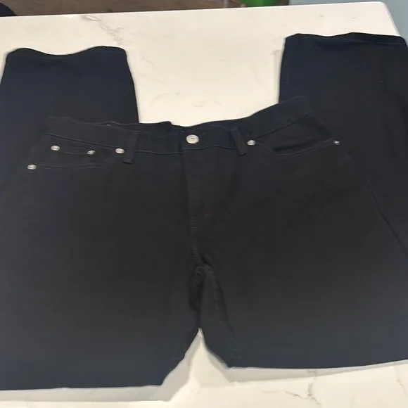 Levi's Black Lower Rise Loose Fit Jeans - Picture 3 of 8